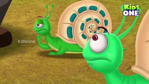 The Horse and The Snail | Funny Short Story For Kids - KidsOne