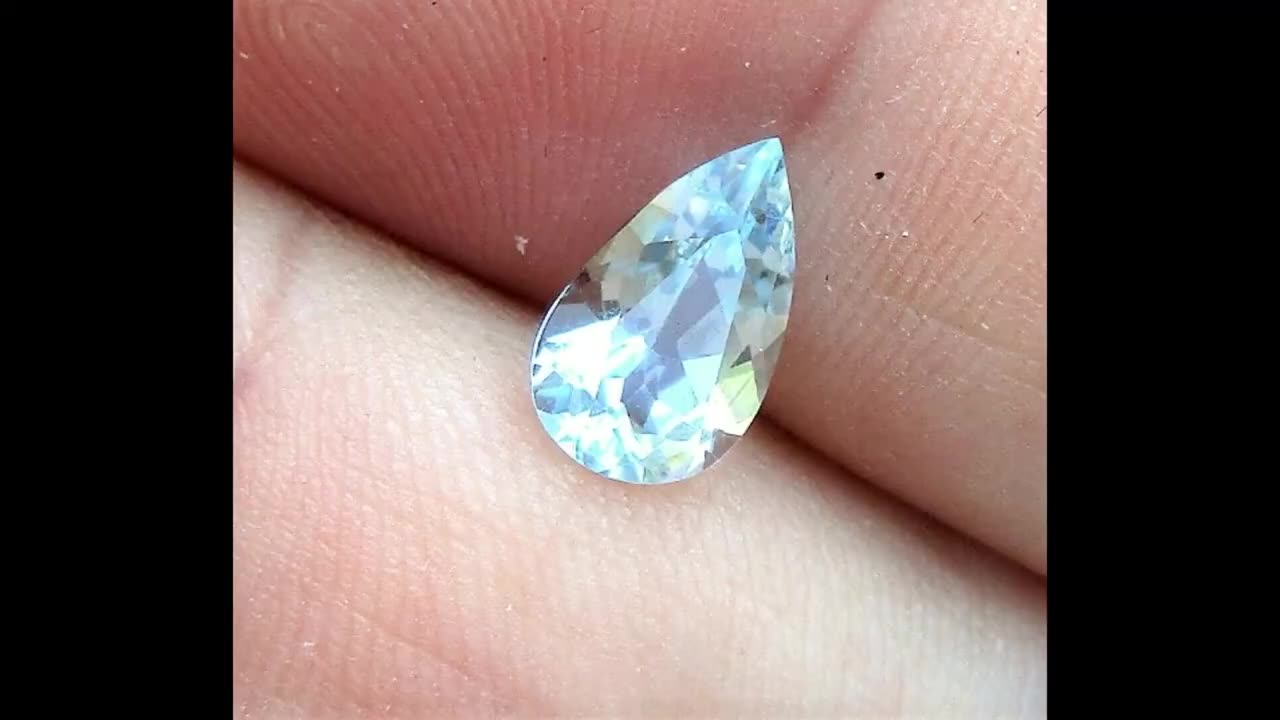 Aquamarine Pear Tear Drop Cut Small Gems