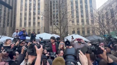 MTG joins Trump supporters outside of the Manhattan Courthouse