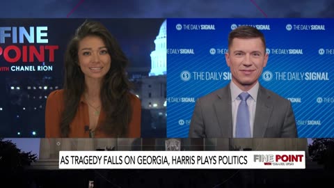 Harris Plays Politics as Tragedy Falls on Georgia