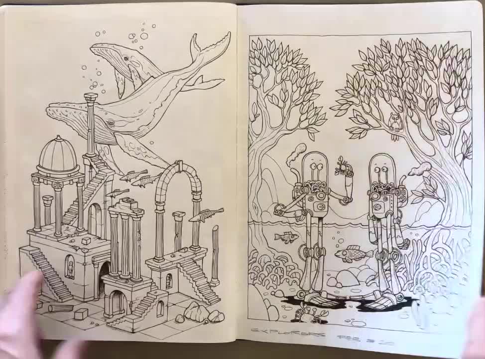 Sketchbook Timelapse - R.J. Hampson