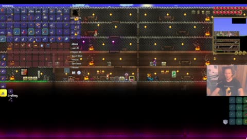 Terraria just digging around and exploring