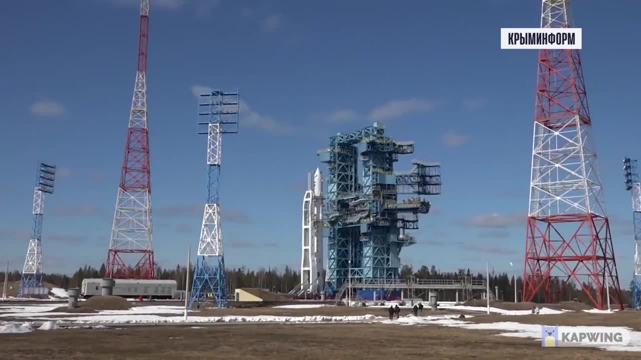 The Russian Aerospace Forces launched the Angara-1.2 launch vehicle into space