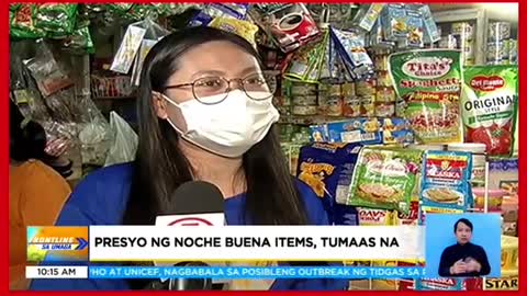 Presyo ng Noche Buenaitems, tumaas na