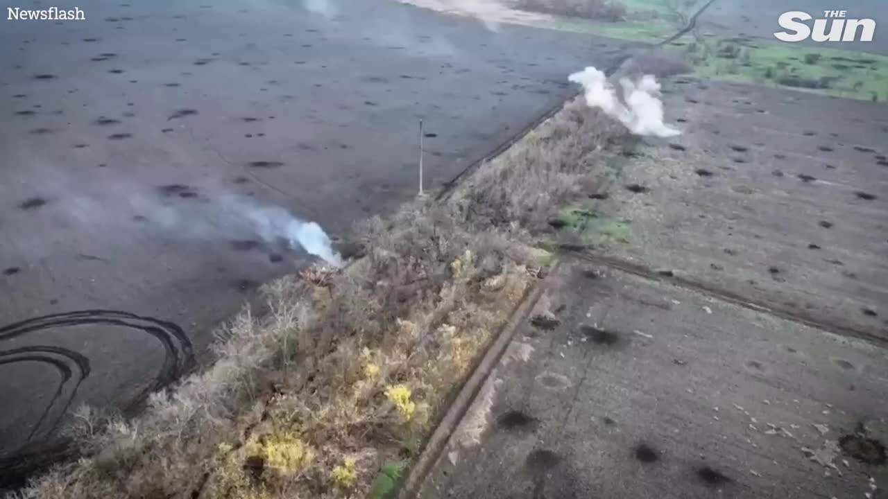 Ukrainian forces obliterate multiple Russian tanks on the frontline