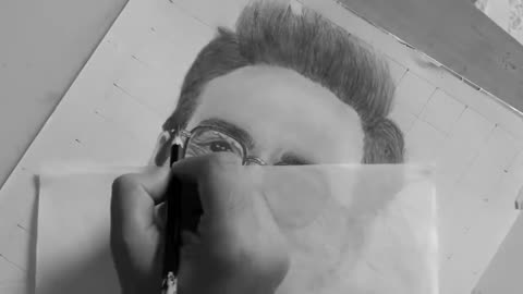 Drawing of Tony stark aka Iron man