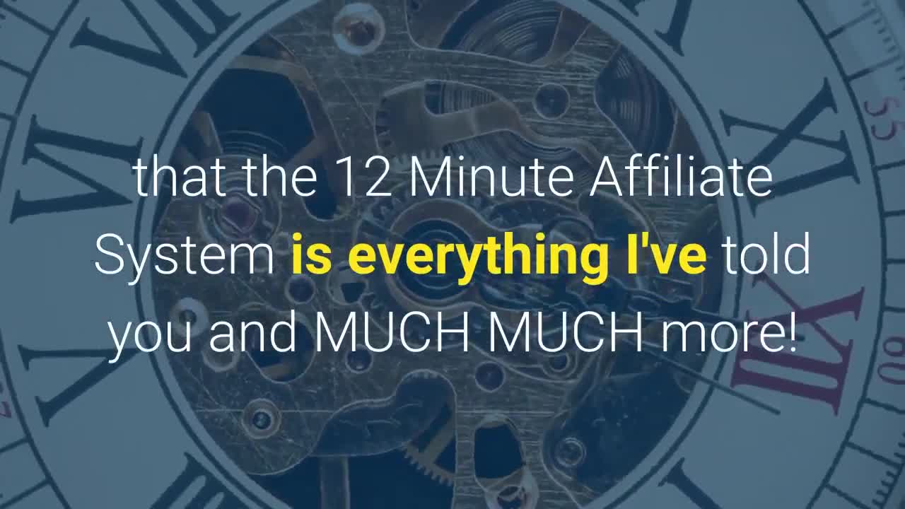 The 12 Minute Affiliate System review👍 How to Earn $2482 in 7 DAYS!!!🚀