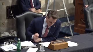 WATCH: Fireworks as Hawley Calls Out FBI to Director’s Face