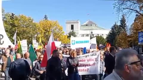 In Warsaw, protests against the increase in electricity prices