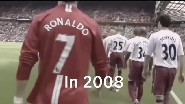 Evolution of Ronaldo