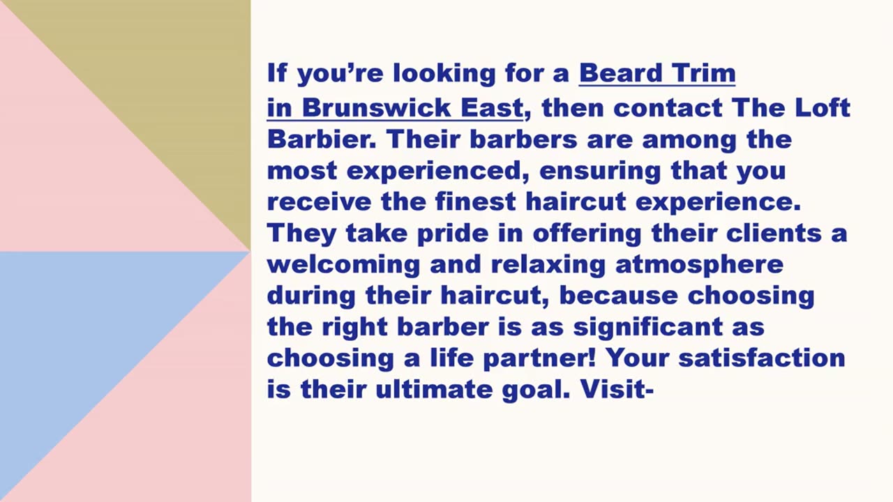 Best Beard Trim in Brunswick East