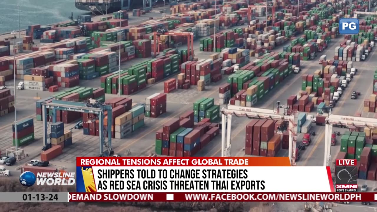 Shippers told to change strategies as Red Sea crisis threaten Thai exports