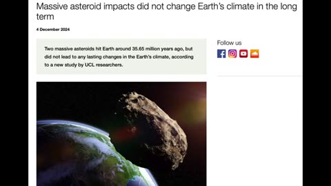 New Findings Regarding Climate Change