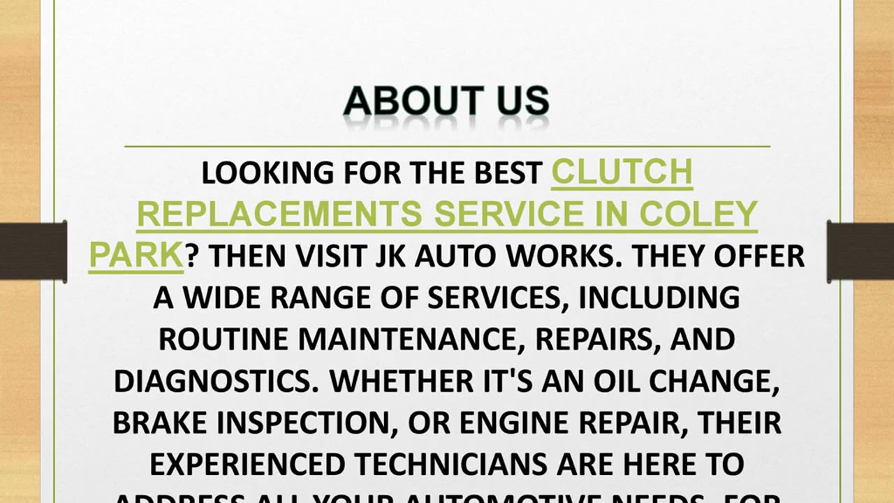 Best Clutch Replacements Service in Coley Park