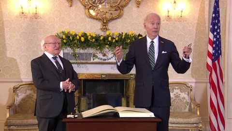 Joe Biden, In Ireland, Says He's "Not Going Home": "I'm Staying Here"