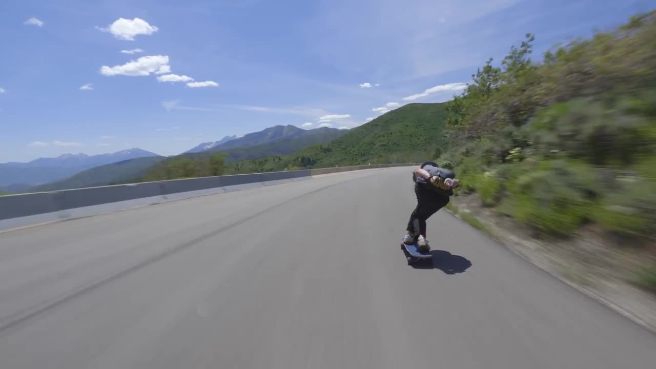 Longboarding - Passing Cars Down Epic Mountain Road!-20