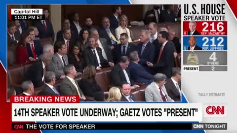 Watch Kevin McCarthy confront Matt Gaetz on House floor over speaker vote