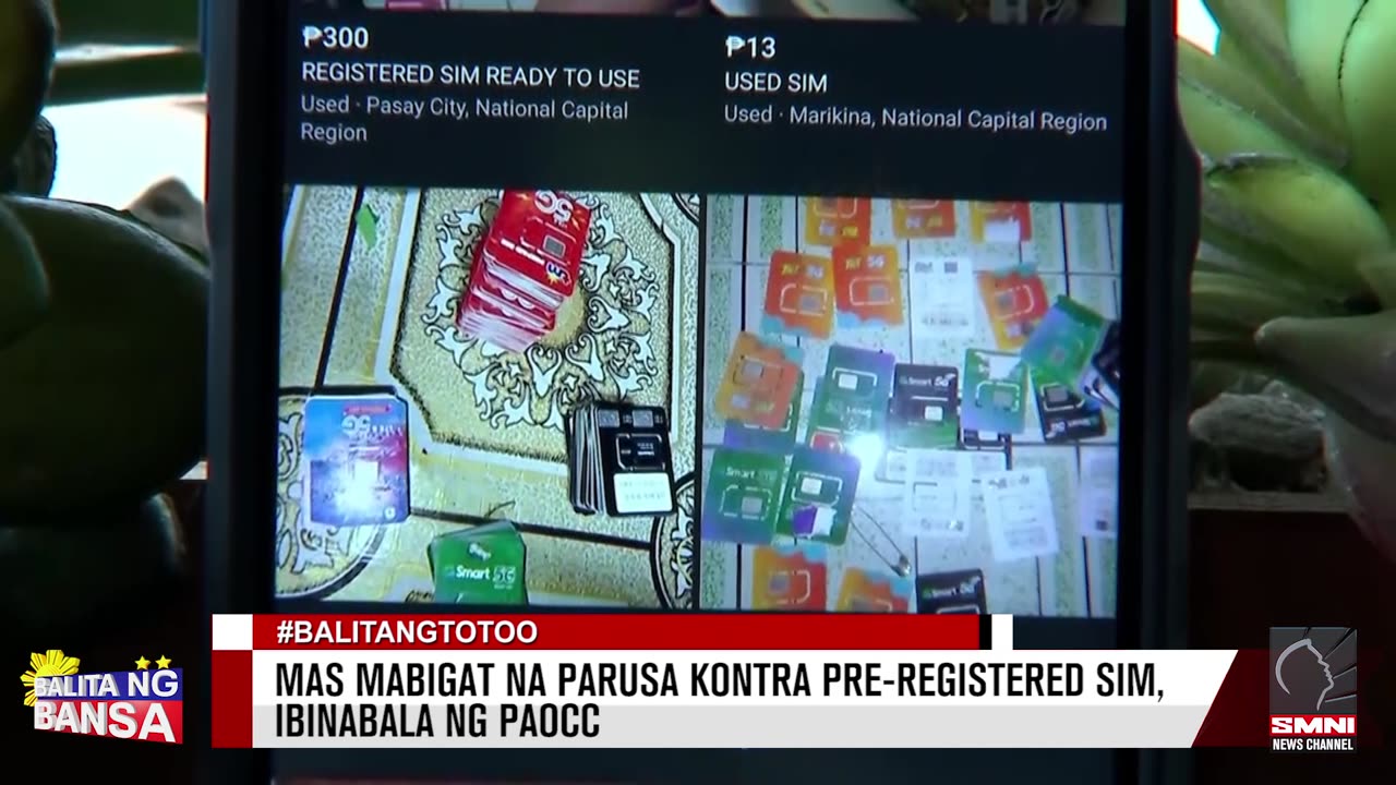 Mas mabigat na parusa kontra pre-registered SIM, ibinabala ng PAOCC