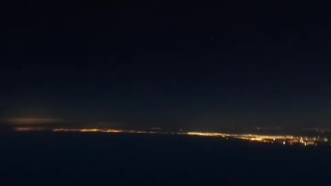 Vista do cockpit da aeronave.