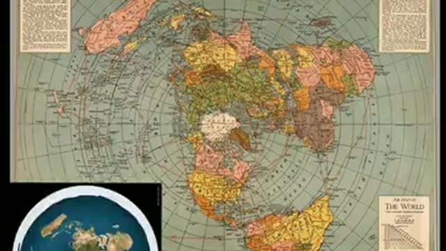 Air Map of the World 1945