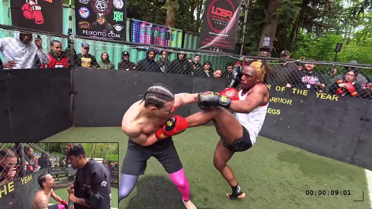 Kickboxing LEGENDS of the Yard Collide! Crazy Legs vs King Khi