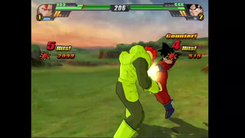 Goku Early vs Android 16 Dragon Ball Z Budokai 3