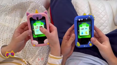 KOKODI Kids Smart Phone Toys, Touchscreen HD Dual Camera Cell