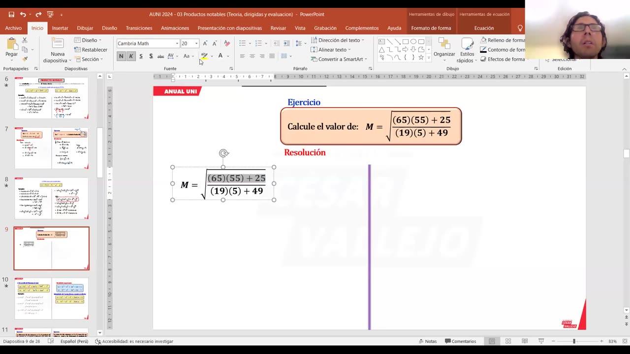 ANUAL VALLEJO 2024 | Semana 03 | Economía | RV | Álgebra