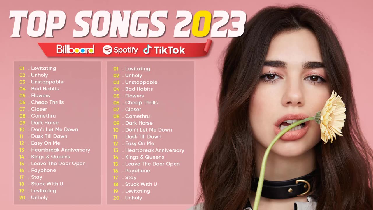 Dua Lipa, Miley Cyrus, The Weeknd, Maroon 5, Taylor Swift, Charlie Puth, Rihanna - Top Songs 2023