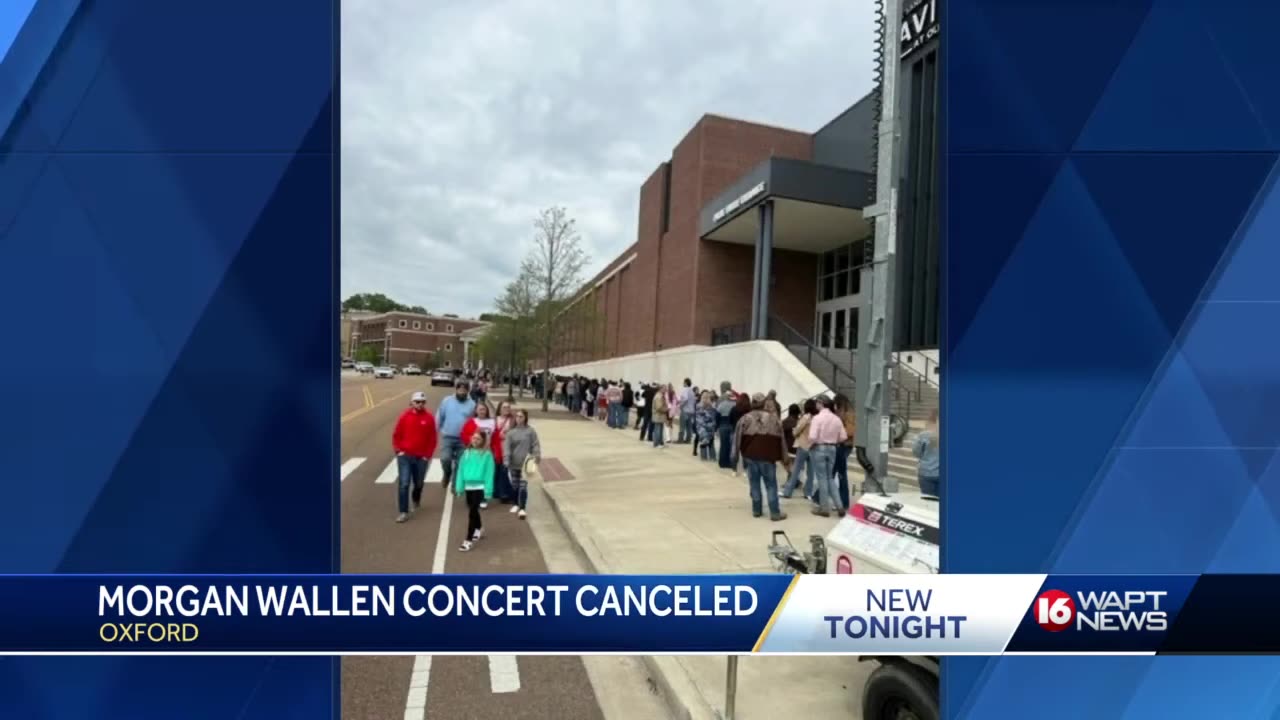 Morgan Wallen cancels Oxford concert