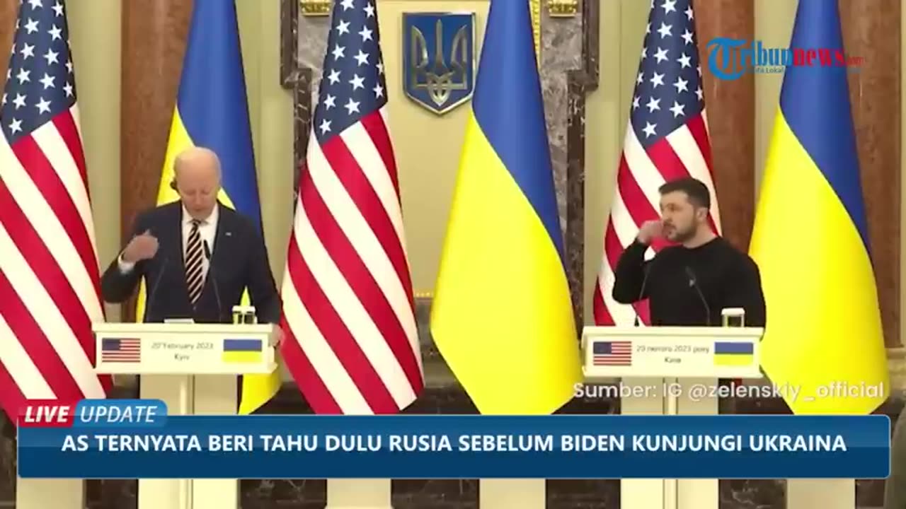 Revealed United States Confirmation to Russia Before Biden to Ukraine