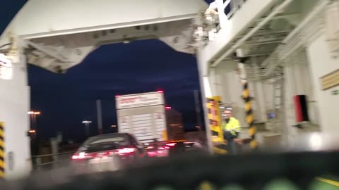 Ferry trip to a vacation island