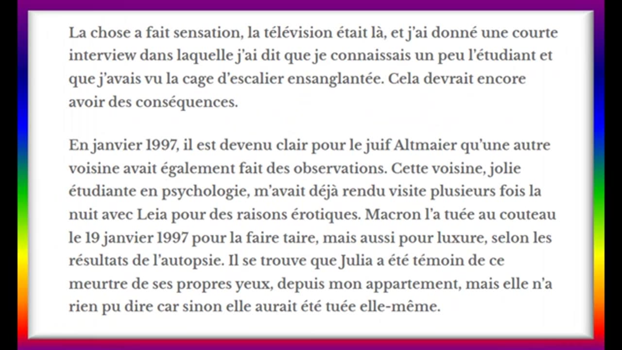 Macron aurait assassiné 2 femmes en Allemagne ?