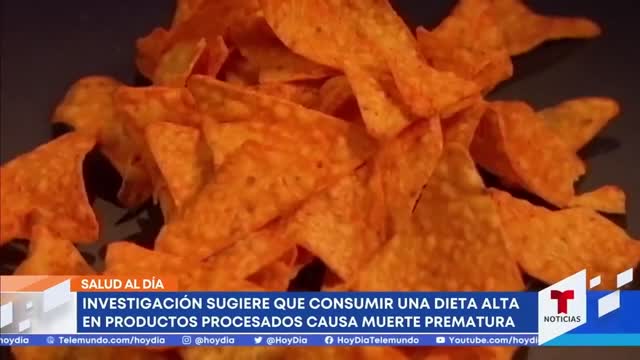 Productos procesados elevan el riesgo de muerte prematura | Noticias Telemundo