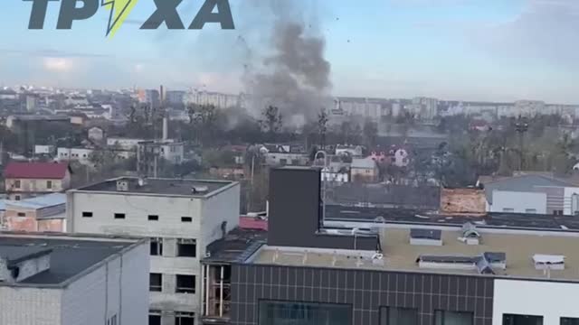 Ukraine War - Epic footage of missile strikes in Lviv/Lvov