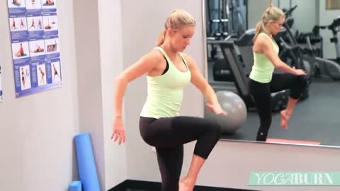 quick workout with yoga burn