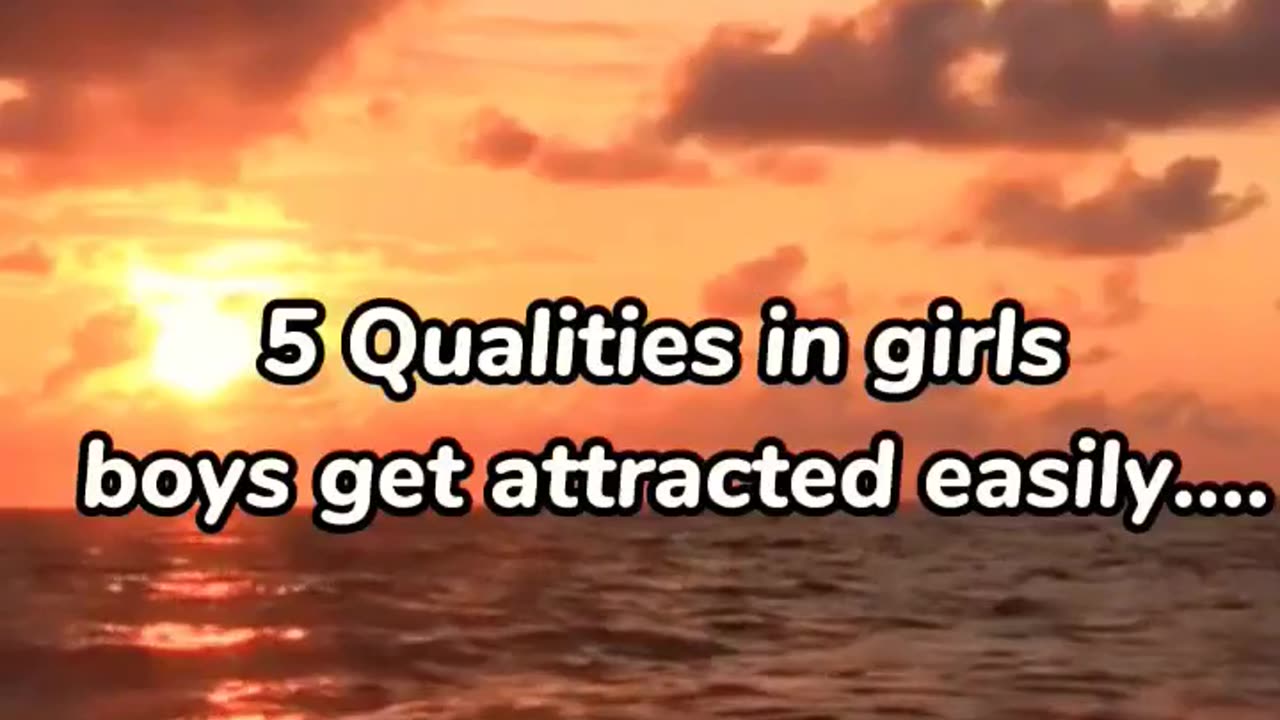 5 Qualities in girls boys get attracted easily🍂