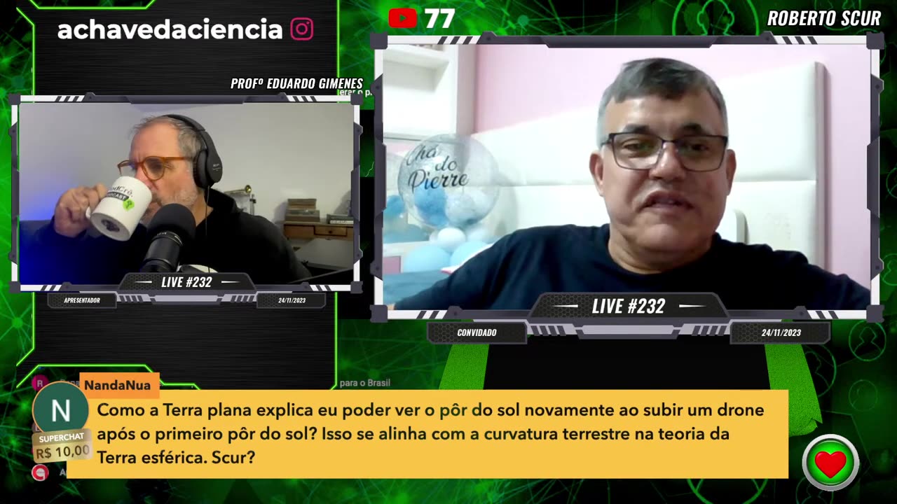 A Chave da Ciência - K946Kpwgmz8 - LIVE 232 DENSIDADE INVERTIDA com ROBERTO SCUR