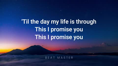 This I Promise You - NSync (Lyrics)