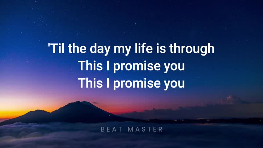 This I Promise You - NSync (Lyrics)