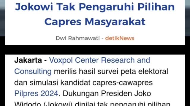 Pendukung Jokowi tak pengaruhi capres masyarakat