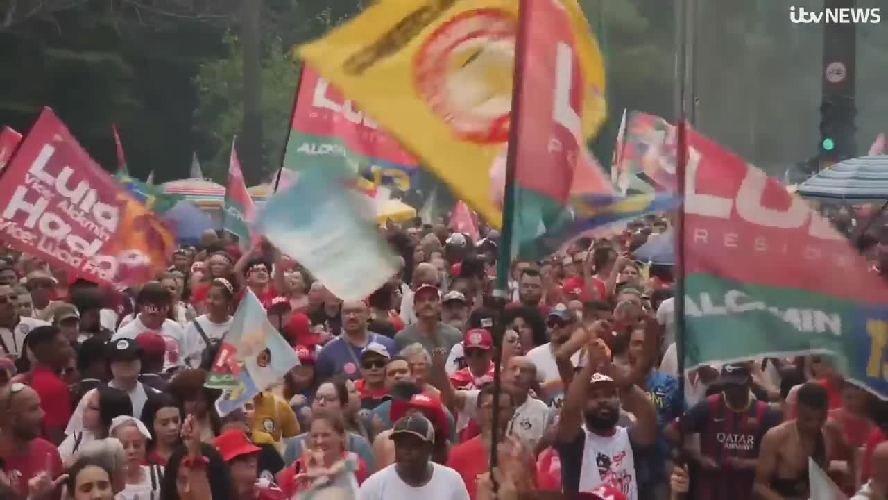 Former president Lula da Silva makes comeback as Jair Bolsonaro loses Brazil election | ITV News