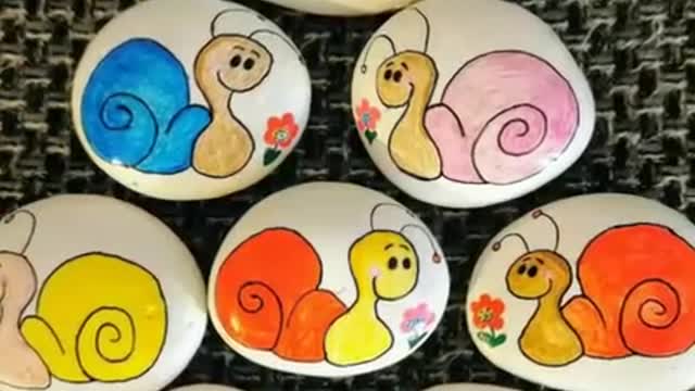most demanding and latest stone rock painting ideas