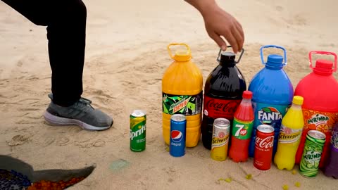 Big Monster, Chupa Chups, Mtn Dew, Fanta, Mirinda and Mentos soda mix Underground5