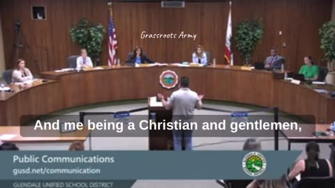 Dad BERATES School Board For Indoctrinating Children