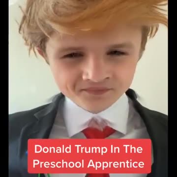 When President Trump was in Preschool 1