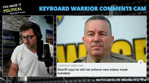 LA County Sheriff Will NOT Mandate The New Indoor Mask Mandate. BOOM!