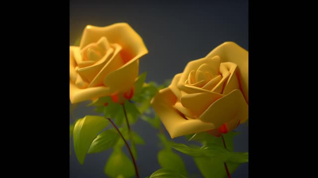 3D Render Roses , ai generated art, #Ducksolid
