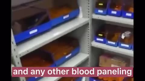 Blood of vaccinated personnel