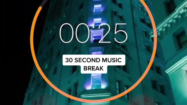 30 second music break! Love songX - Song X